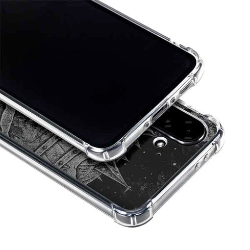 Alchemy Carta Skull Sketch Galaxy A36 5G Clear Case