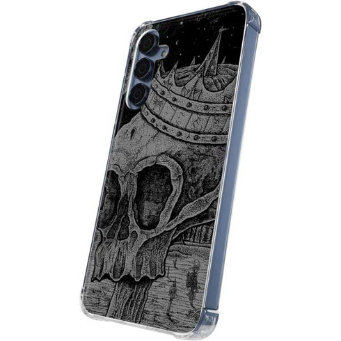 Alchemy Carta Skull Sketch Galaxy A55 5G Clear Case