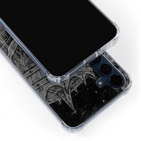 Alchemy Carta Skull Sketch Galaxy A55 5G Clear Case