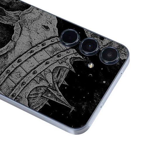 Alchemy Carta Skull Sketch Galaxy A55 5G Skin