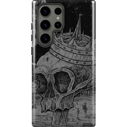 Alchemy Carta Skull Sketch Galaxy S23 Ultra Pro Case