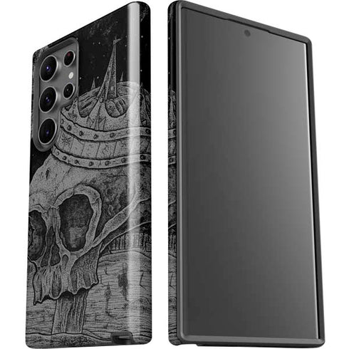 Alchemy Carta Skull Sketch Galaxy S23 Ultra Pro Case