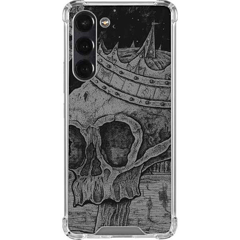 Alchemy Carta Skull Sketch Galaxy S24 FE Clear Case
