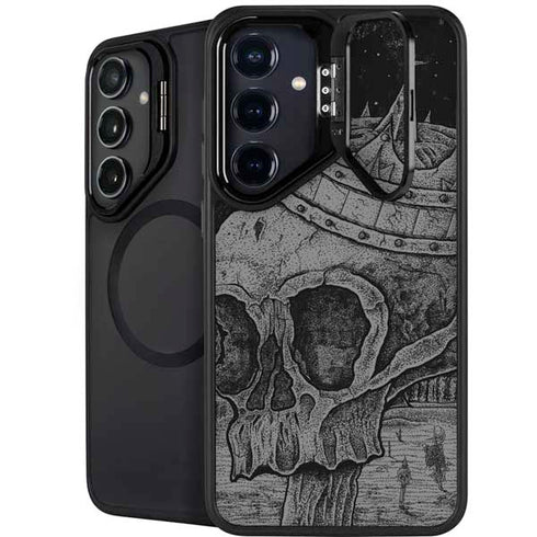 Alchemy Carta Skull Sketch Galaxy S25 Plus Kickstand Case