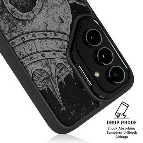 Alchemy Carta Skull Sketch Galaxy S24 Ultra Kickstand Case