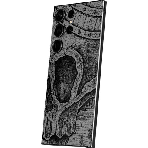 Alchemy Carta Skull Sketch Galaxy S24 Ultra Skin