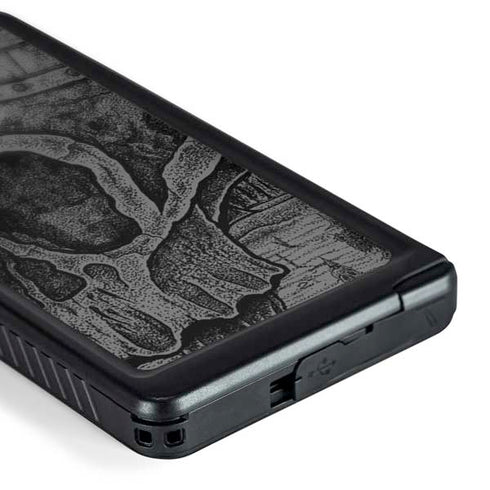 Alchemy Carta Skull Sketch Galaxy S24 Ultra Waterproof Case