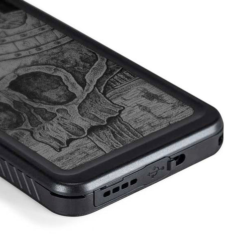 Alchemy Carta Skull Sketch Galaxy S24 Waterproof Case