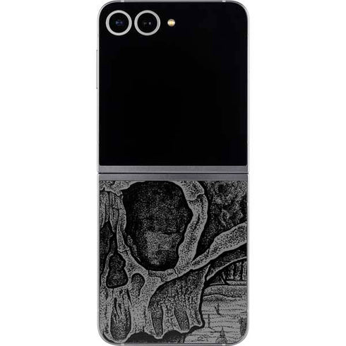 Alchemy Carta Skull Sketch Galaxy Z Flip6 Skin