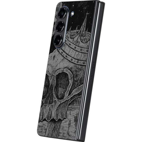 Alchemy Carta Skull Sketch Galaxy Z Fold5 5G Skin