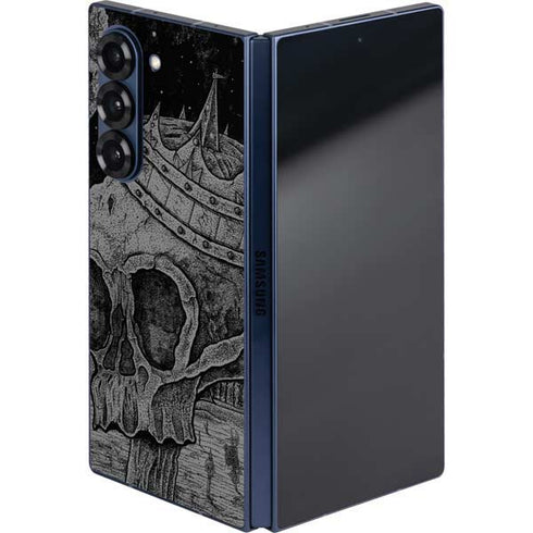 Alchemy Carta Skull Sketch Galaxy Z Fold6 Skin