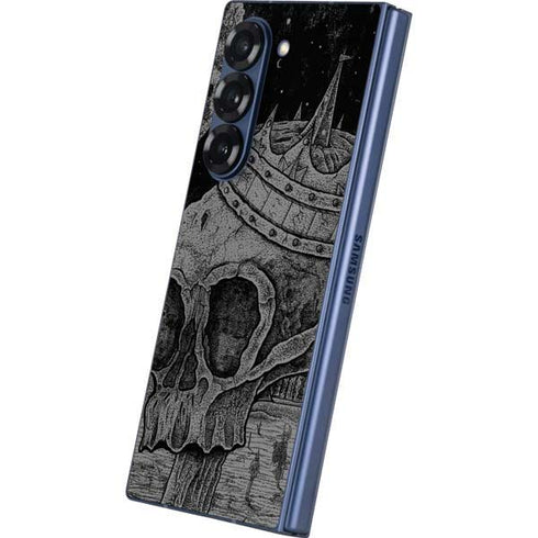 Alchemy Carta Skull Sketch Galaxy Z Fold6 Skin