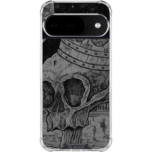Alchemy Carta Skull Sketch Google Pixel 10 Clear Case