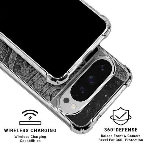 Alchemy Carta Skull Sketch Google Pixel 10 Pro XL Clear Case