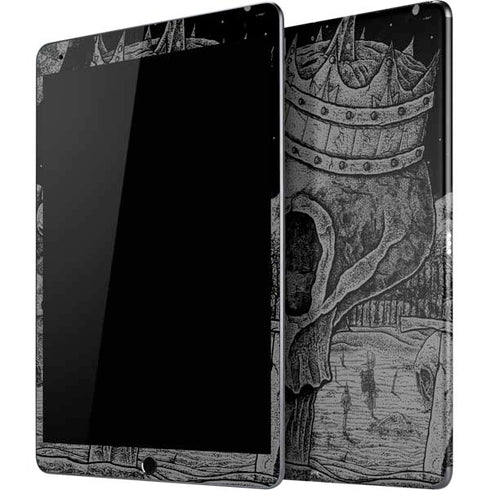 Alchemy Carta Skull Sketch iPad Skins