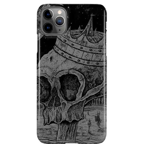 Alchemy Carta Skull Sketch iPhone Cases