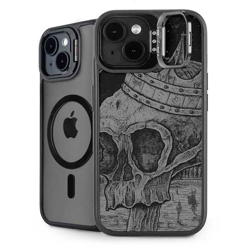 Alchemy Carta Skull Sketch iPhone 13 Kickstand Case
