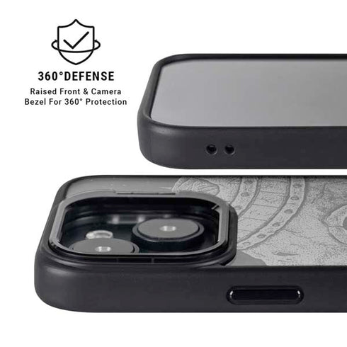 Alchemy Carta Skull Sketch iPhone 13 Kickstand Case