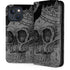 Alchemy Carta Skull Sketch iPhone 14 Plus Folio Case