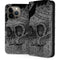 Alchemy Carta Skull Sketch iPhone 14 Pro Folio Case