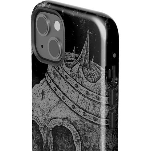 Alchemy Carta Skull Sketch iPhone 15 Impact Case