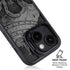 Alchemy Carta Skull Sketch iPhone 15 Kickstand Case