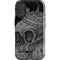 Alchemy Carta Skull Sketch iPhone 16 Plus Impact Case