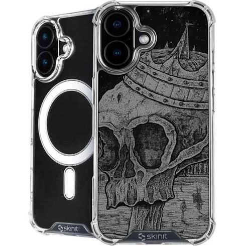 Alchemy Carta Skull Sketch iPhone 16 Plus MagSafe Case