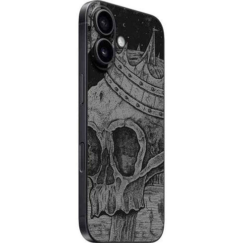 Alchemy Carta Skull Sketch iPhone 16 Plus Skin