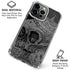 Alchemy Carta Skull Sketch iPhone 16 Pro Clear Case