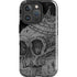 Alchemy Carta Skull Sketch iPhone 16 Pro Impact Case