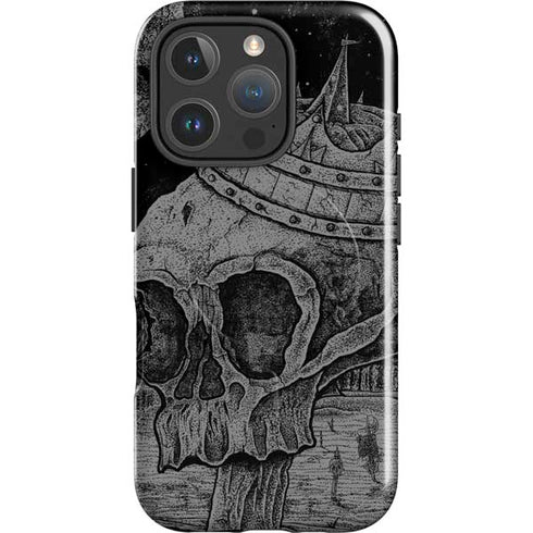 Alchemy Carta Skull Sketch iPhone 16 Pro Magsafe Impact Case