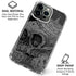 Alchemy Carta Skull Sketch iPhone 16 Pro Max Clear Case