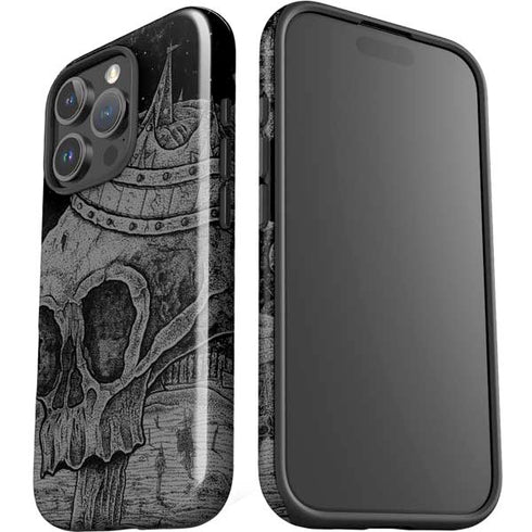 Alchemy Carta Skull Sketch iPhone 16 Pro Max Impact Case