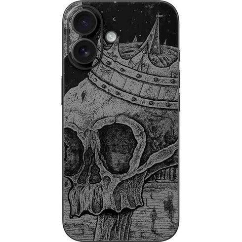 Alchemy Carta Skull Sketch iPhone 16 Skin