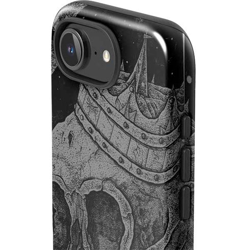 Alchemy Carta Skull Sketch iPhone 16e Impact Case
