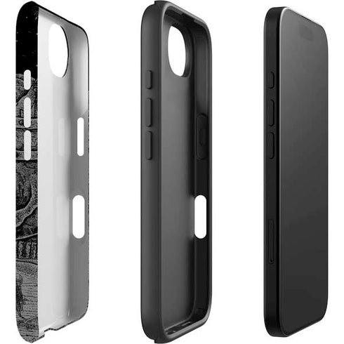 Alchemy Carta Skull Sketch iPhone 16e Impact Case