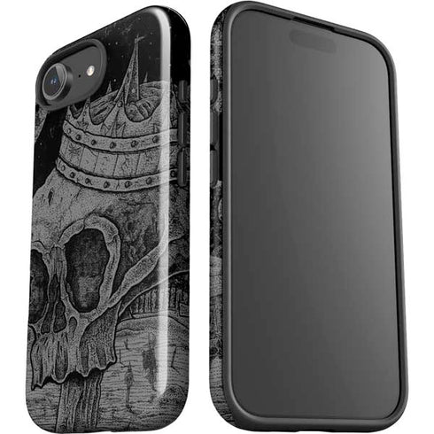 Alchemy Carta Skull Sketch iPhone 16e Impact Case