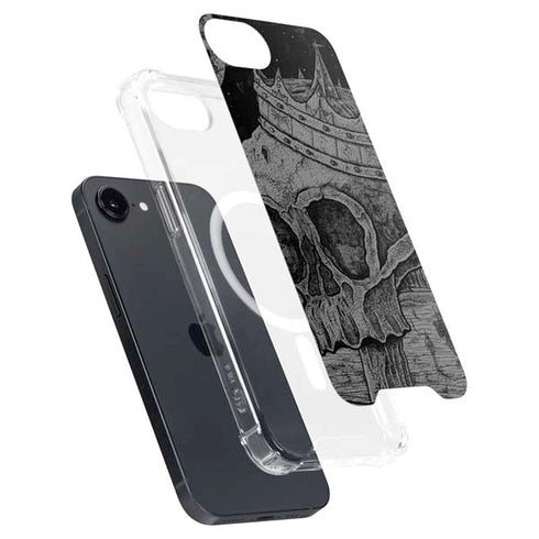 Alchemy Carta Skull Sketch iPhone 16e MagSafe Case