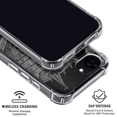 Alchemy Carta Skull Sketch iPhone 16e MagSafe Case