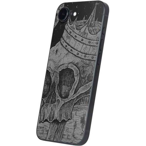 Alchemy Carta Skull Sketch iPhone 16e Skin