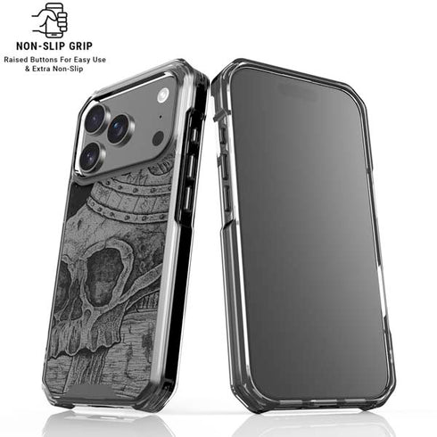 Alchemy Carta Skull Sketch iPhone 18 Pro Clear Case