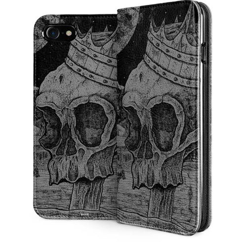 Alchemy Carta Skull Sketch iPhone SE (2nd & 3rd Gen) Folio Case