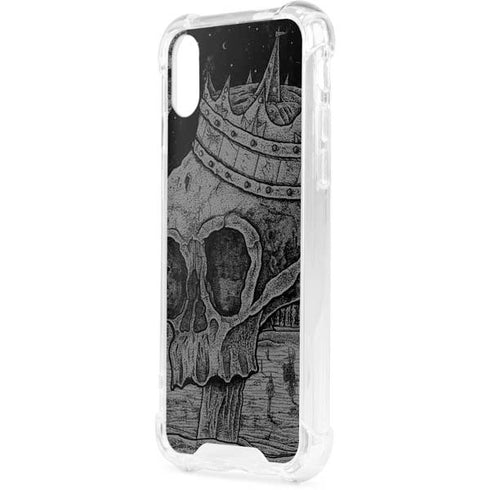 Alchemy Carta Skull Sketch iPhone XS Clear Case