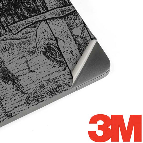 Alchemy Carta Skull Sketch MacBook Skins