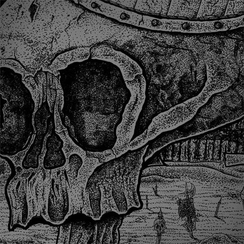 Alchemy Carta Skull Sketch MacBook Skins