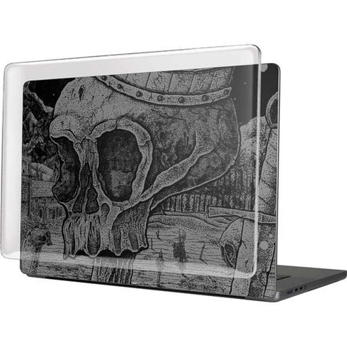 Alchemy Carta Skull Sketch MacBook Cases