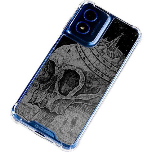 Alchemy Carta Skull Sketch Moto G Play 4G (2024) Clear Case