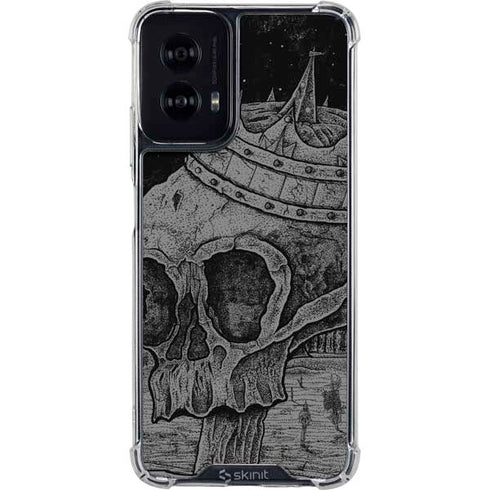 Alchemy Carta Skull Sketch Moto G Power 5G (2024) Clear Case