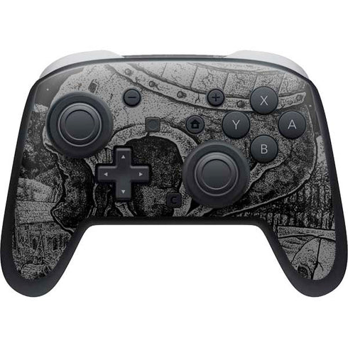 Alchemy Carta Skull Sketch Nintendo Switch 2 (2025) Pro Controller Skin